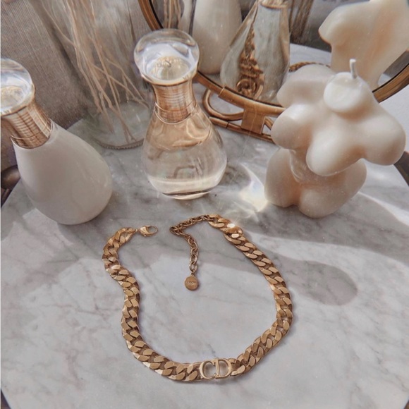 Dior Chain Necklace Danseuse Etoile Choker Necklace Dior Necklace